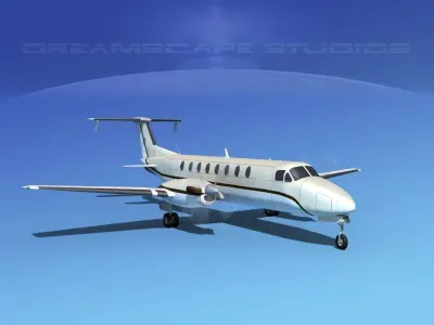 Beechcraft B1900C V06 3D model