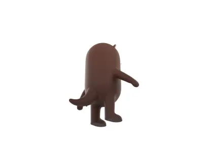 Otter Character 3D model