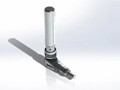 Sensor Indutivo Angular Baluff BES M12EI Inductive Sensor 3D model