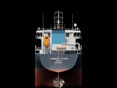 Chemical Tanker 3D model