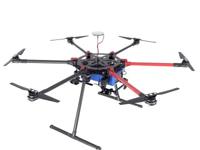 Dji s900 drone vray 3d model 3D model