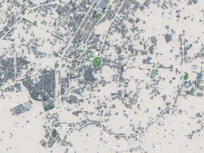 Konya City Turkey 3D model