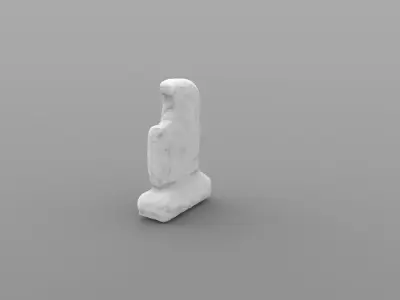 Weathered Flat Headstone - Free Sample Free 3D print model