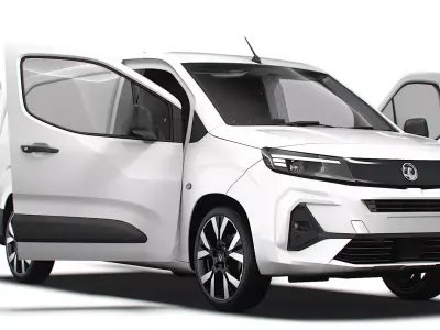 Vauxhall Combo e LWB Van HQ Interior 2024 3D model