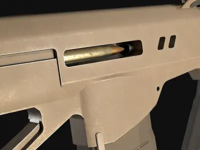 RM227 Assault Rifle  Low-poly 3D model