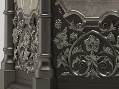 Clock 02 Historic 3D model