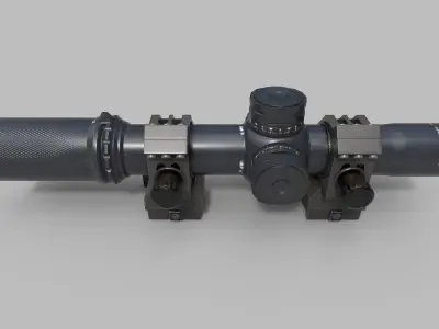 CQBSS sight Low-poly 3D model