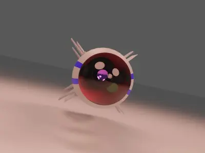 Air to Surface or Air to Ground Soviet Missile X-29T Kh-29T Free low-poly 3D model