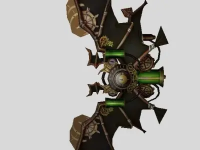 mechanic Wing Low-poly 3D model