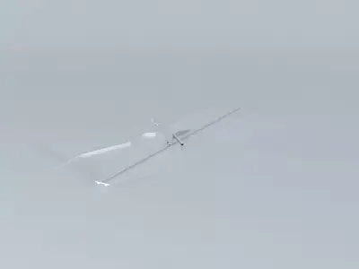 Red Wings Flight 9268 Airplane Crash/Red Wings Airlines Tu-20... Free 3D model