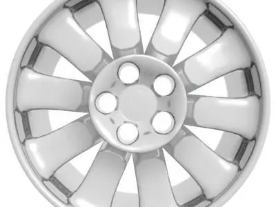 Wheel Rim 3D model 14