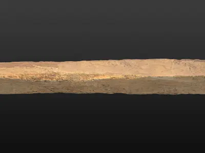 Wood Beam 03 3D model