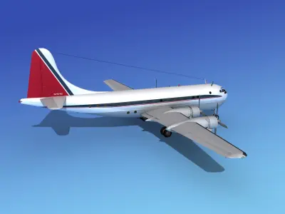 Boeing 377 Corporate 2 3D model
