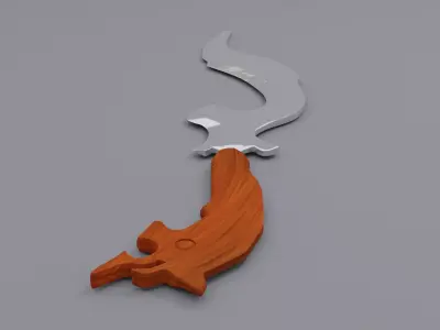 kujang 3D model