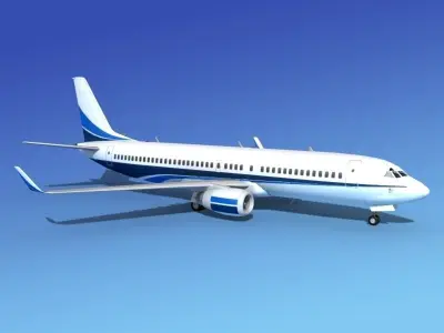 Boeing 737-800 Corporate 5 3D model
