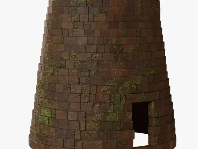 Nuraghe Cartoon 3D model