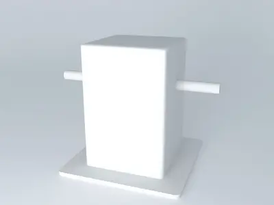 Boat Bollard Free 3D model