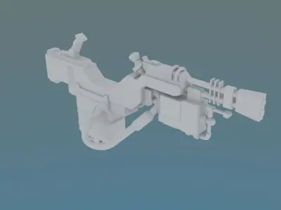 K9000 Cyber Dog Gun 3D model