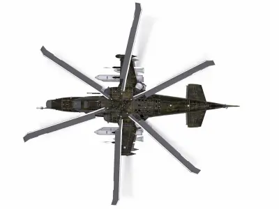 AirCraft 09 - Helicopter 3D model