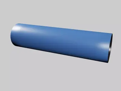 HDPE pipes for cable B highpoly 3D model