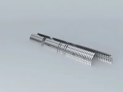 Pan Am 707 Cabin Panels Free 3D model