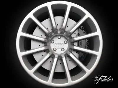 Aston Martin Vanquish rim 3D model