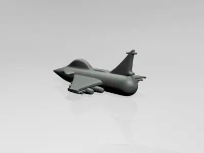 Jet Fighter 01 3D model