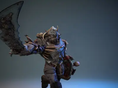 Rucar Monster 1 Low-poly 3D model