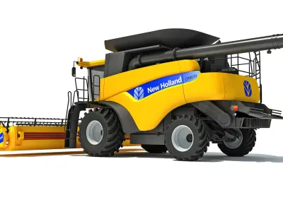 New Holland Combine 3D model