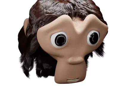 ROCK MONKEY Low-poly 3D model