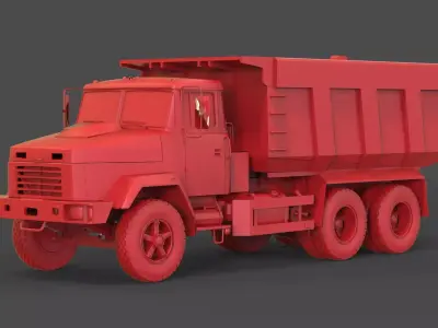 Kraz 65055 3D print model