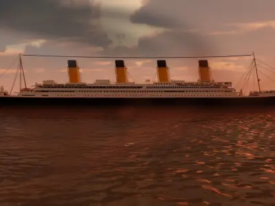  RMS Titanic 3D model