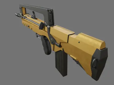 Famas F1 Low-poly 3D model