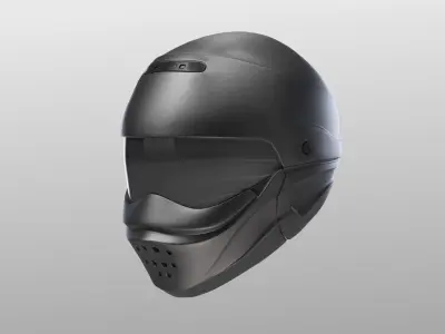 Motorcycle helmet 3D model