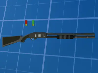 LOW POLY  weapon Low-poly 3D model