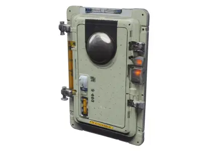 SciFi Moonbase Door 3D model purchase