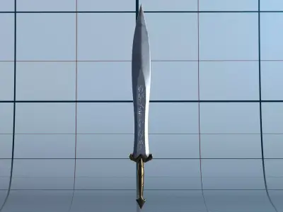 Sword 5 PBR 3D model