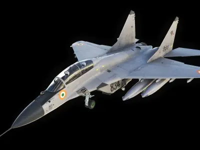 Mig-35 29 KUB Low-poly 3D model