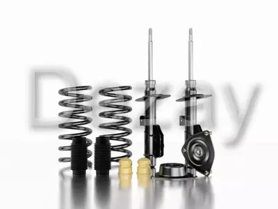 Set of spare parts shock absorber and 3D model