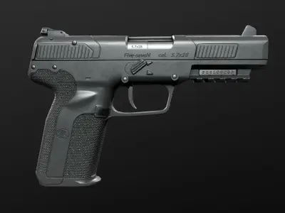 FN Five-Seven MK2 Handgun Low-poly 3D model