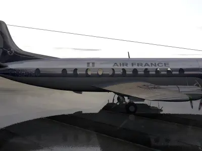 Vickers Viscount 3D model