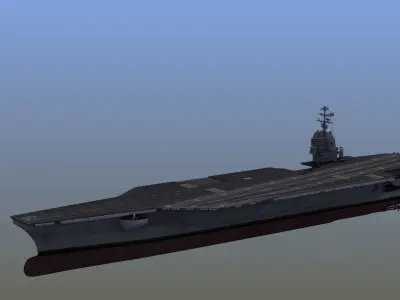 Aircraft Carrier CVN-79 3D model