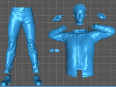 TOP GUN BOY 2 3D print model