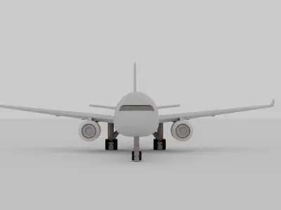 Boeing 737 Airplane Free 3D model
