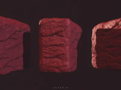 3D Cliff Rock Model - PBR Optimized Low-poly 3D model