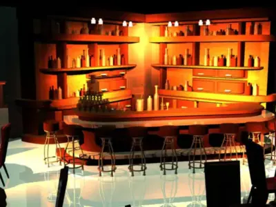 Restaurant AAA 3D model