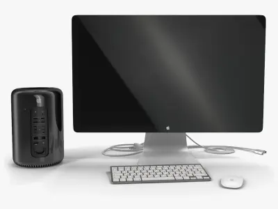 Apple Mac Pro Collection 3D model