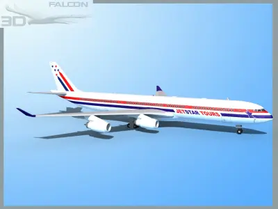 Falcon3D A340-600 Jet Star Tours 3D model