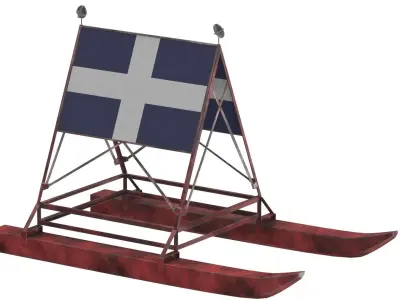 ship target gunnery  3D model