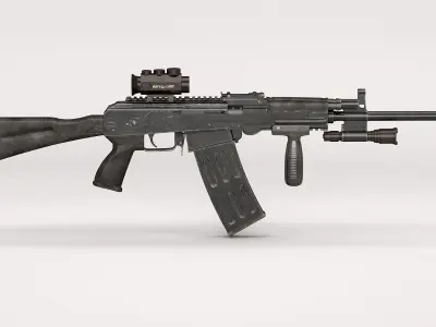 Sayga-12K rifle 3D model